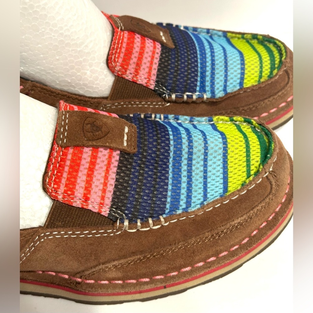 Ariat Women's Size 6.5 Cruiser Palm Serape Shoes Loafers Suede Slip Ons Rainbow - Picture 5 of 12